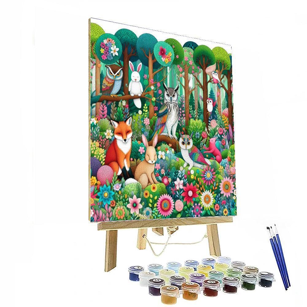Mystical Woodland Adventure Paint By Numbers Kits
