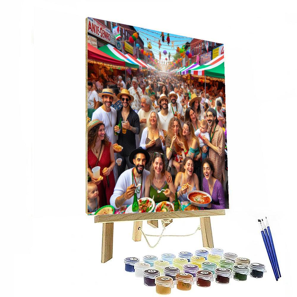 Festival Of San Gennaro - Usa Paint By Numbers Art