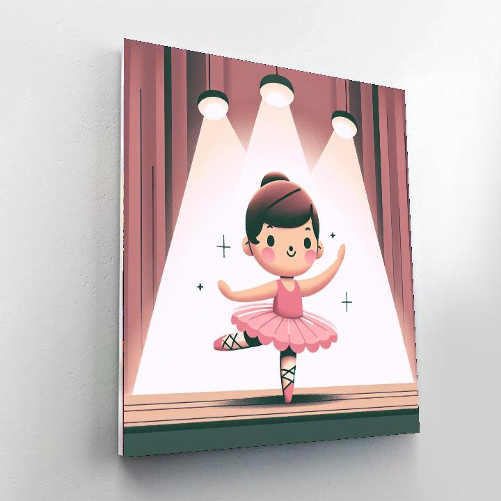 Brave Ballerina Numbered Painting Kits