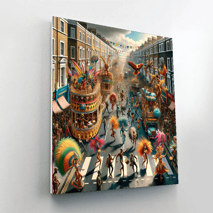 Carnival Of Notting Hill - England Painting By Numbers Kit