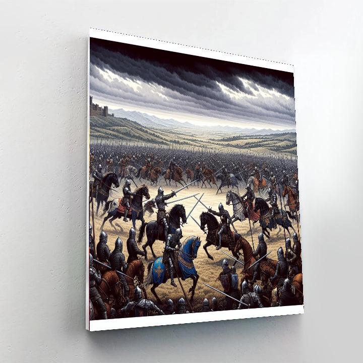 Medieval Battle Epic Paint By Number