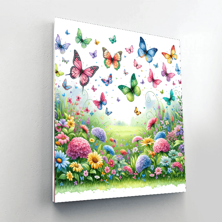 Garden Butterfly Quest Paint By Numbers Kits