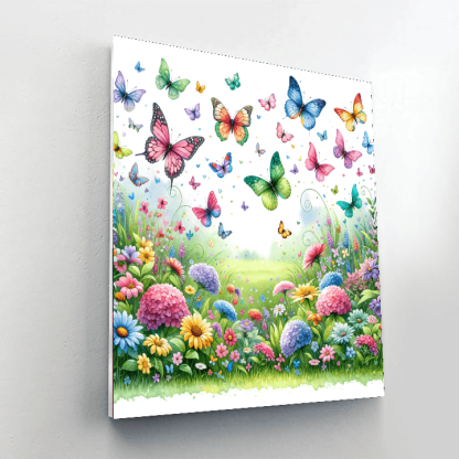 Garden Butterfly Quest Paint By Numbers Kits