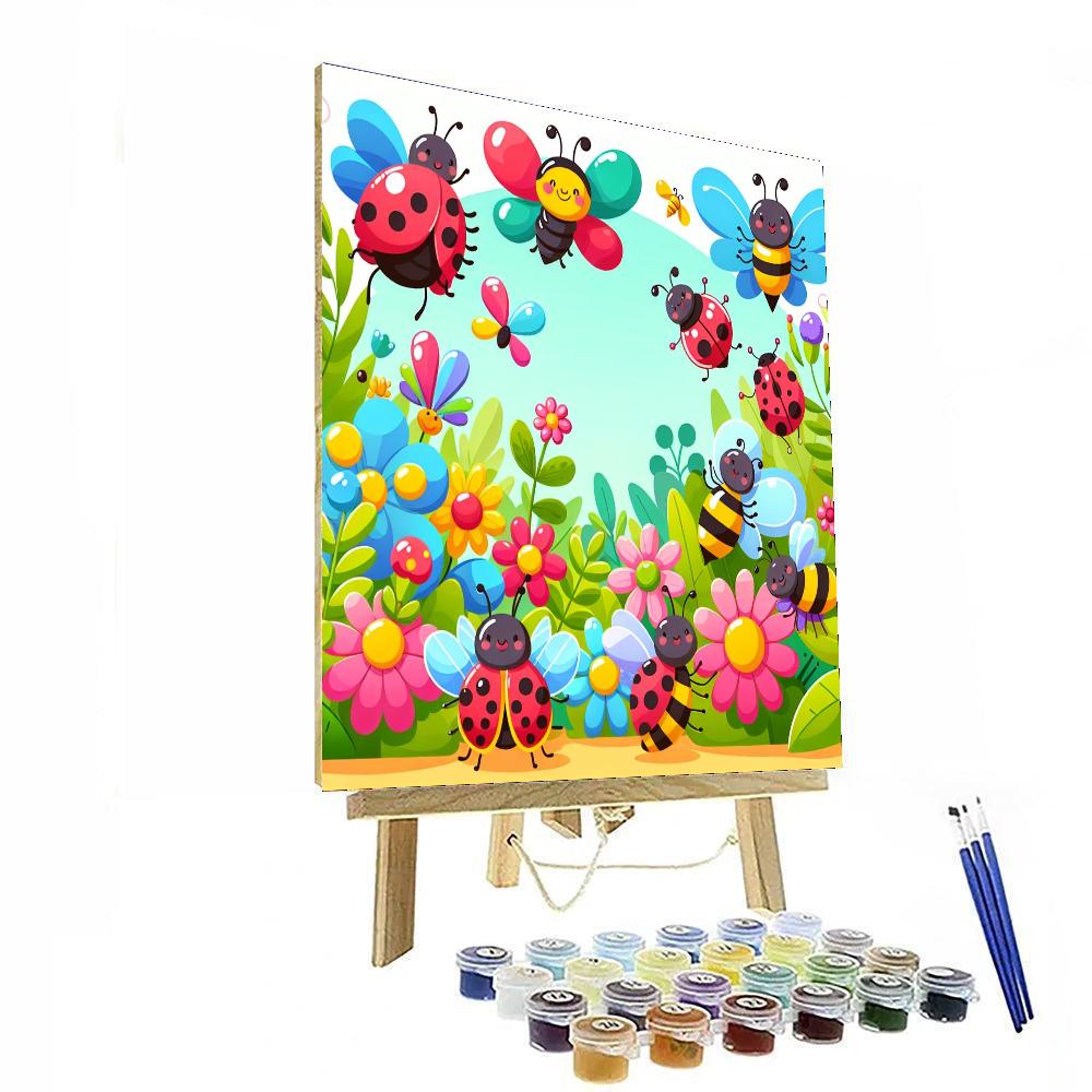 Creative Insect World Painting Number Kit