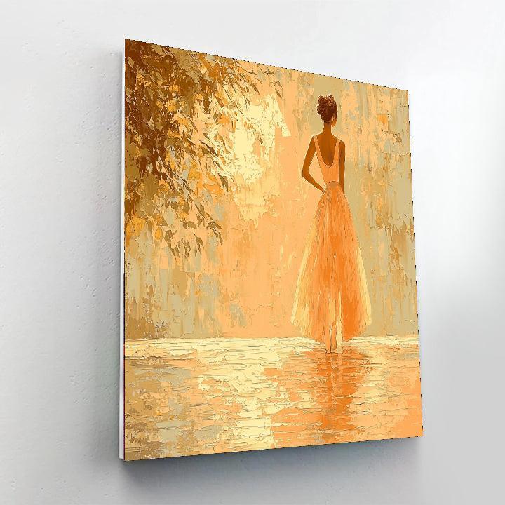 Edgar Degas Inspired Dancer's Poise  Paint By Numbers Art