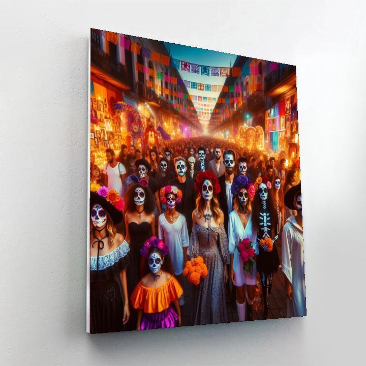 Day Of The Dead (día De Los Muertos) - Mexico Paint By Numbers Art