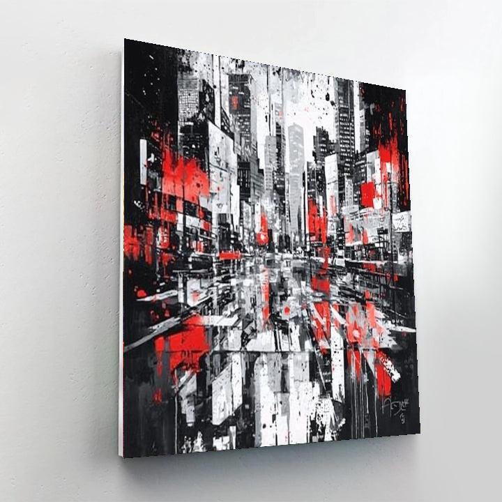 Banksy Inspired City Of Mirrors  Paint By Numbers Kits