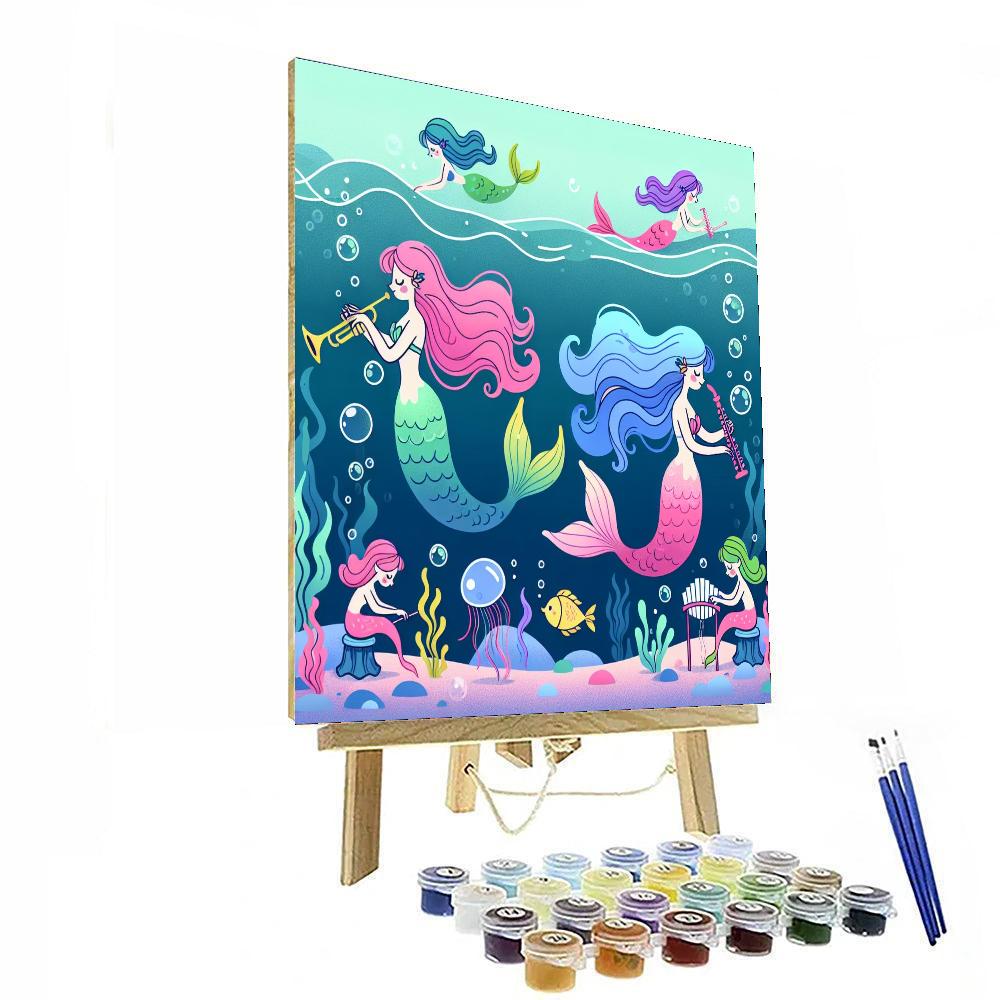 Mystical Mermaid Melodies Numbered Painting Kits