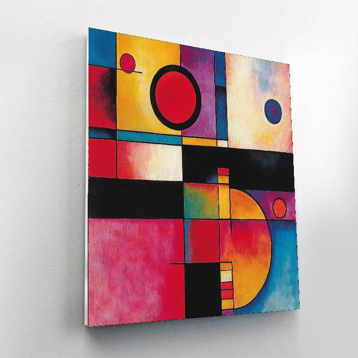 Wassily Kandinsky Inspired Timeless Abstract Symphony  Paint By Number