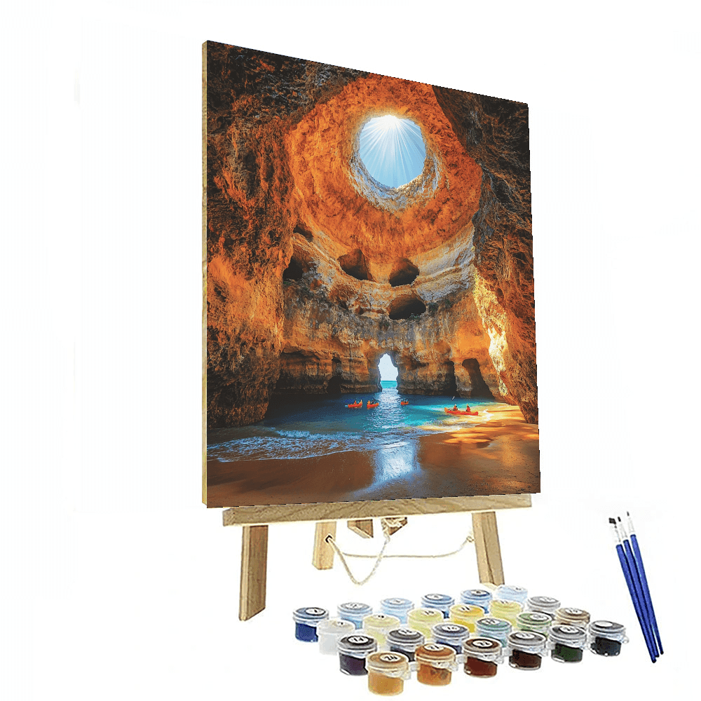 Benagil Sea Cave - Algarve Painting Number Kit