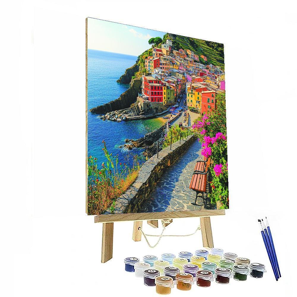 Hiking In Cinque Terre Paint By Color