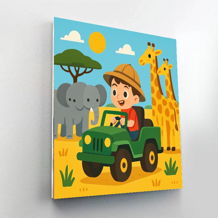 Safari Of The Savanna Paint By Numbers
