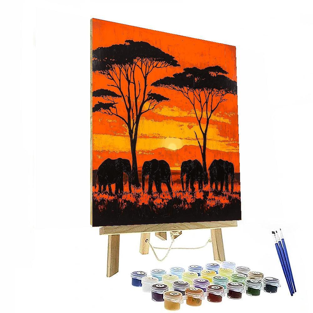 Caravaggio Inspired Silent Savanna  Painting By Numbers Kit