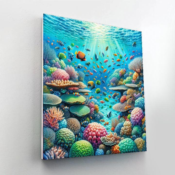 Coral Reef Odyssey Numbered Painting Kits