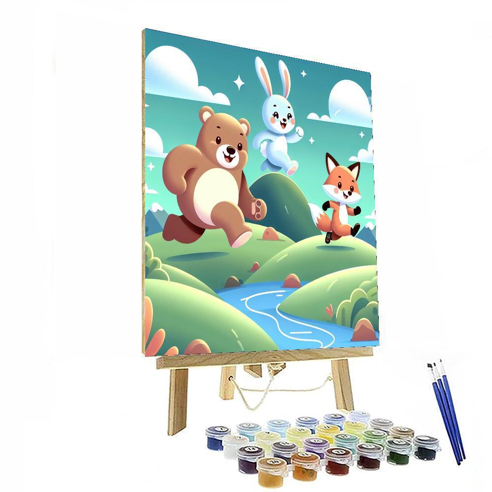 Happy Explorer Animals Numbered Painting Kits