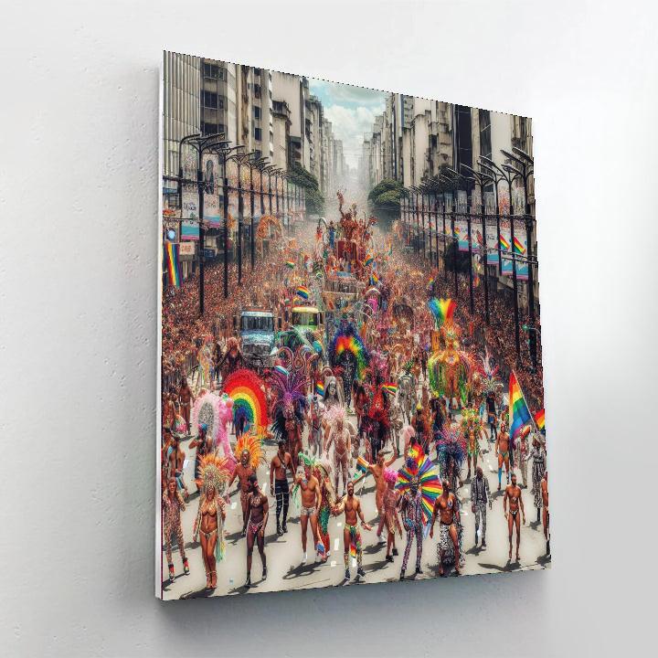 Pride In São Paulo - Brazil Paint By Numbers