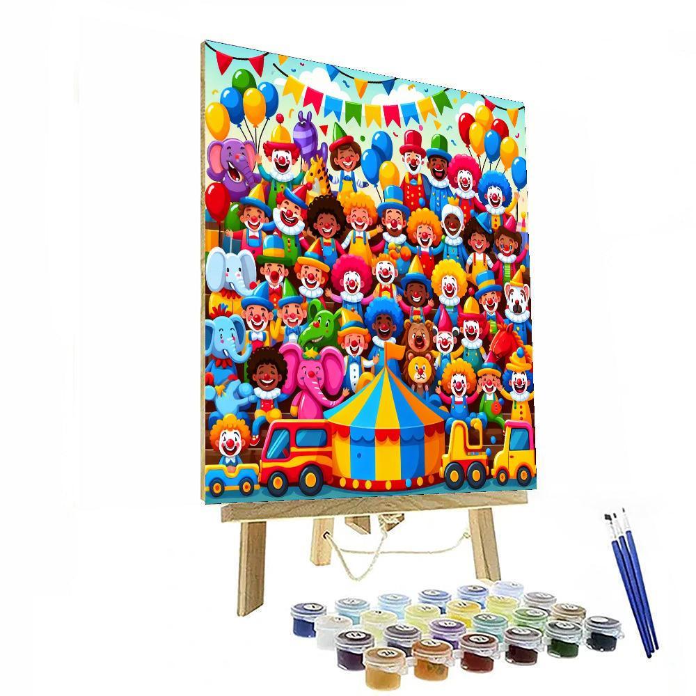 Cheerful Carnival Day Paint By Number