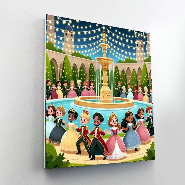 Royal Garden Ball Painting Number Kit