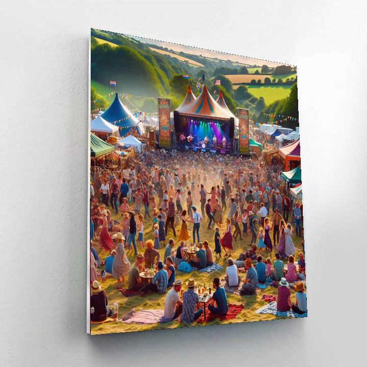 Rothbury Music Festival - Australia Painting Number Kit