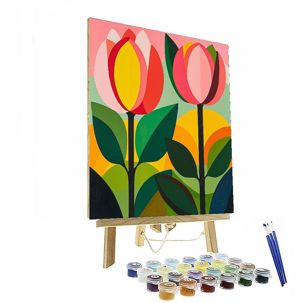 Paul Cézanne Inspired Vibrant Flora Burst  Paint By Numbers Kits