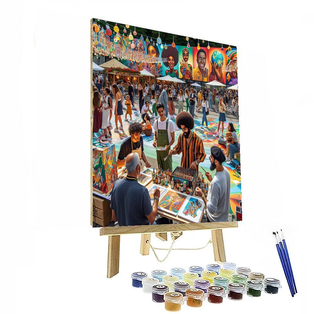 Zürich Festival - Switzerland - DIY Painting By Numbers Kit - Artistry Rack