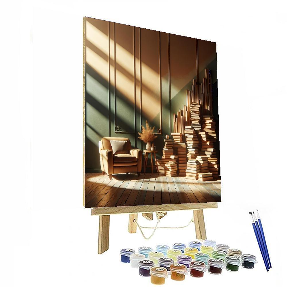 Book Lover's Haven Numbered Painting Kits