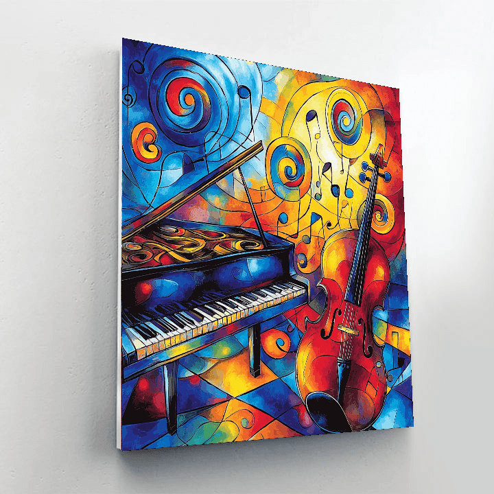 Wassily Kandinsky Inspired Timeless Classical Music  Paint By Number