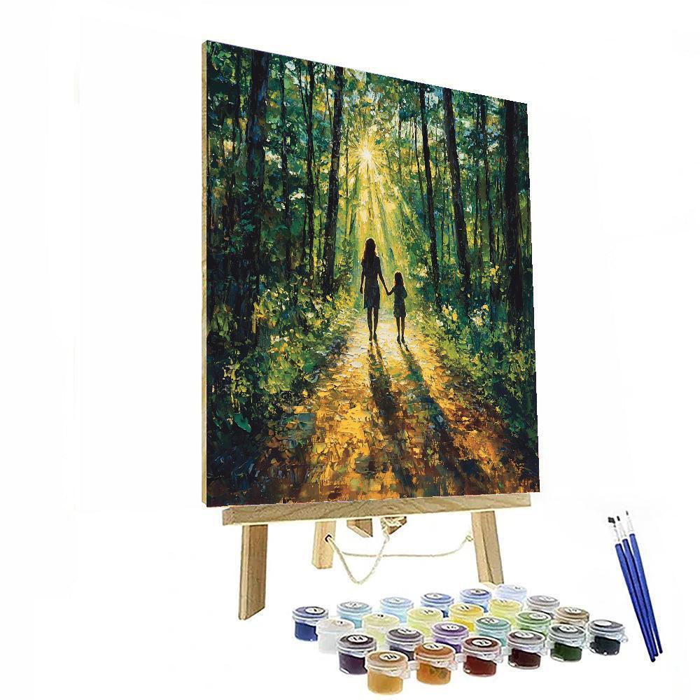 Joyful Sunlit Path Numbered Painting Kits