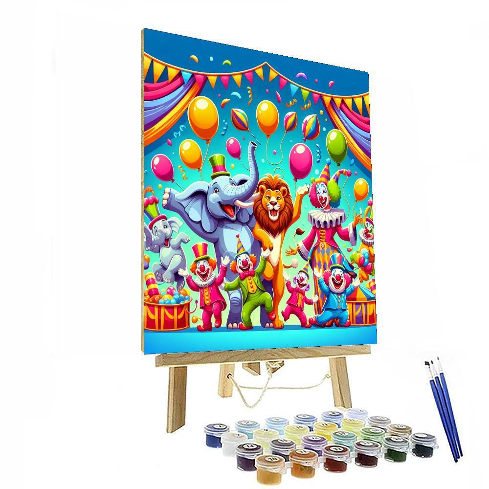 Colorful Carnival Critters Numbered Painting Kits