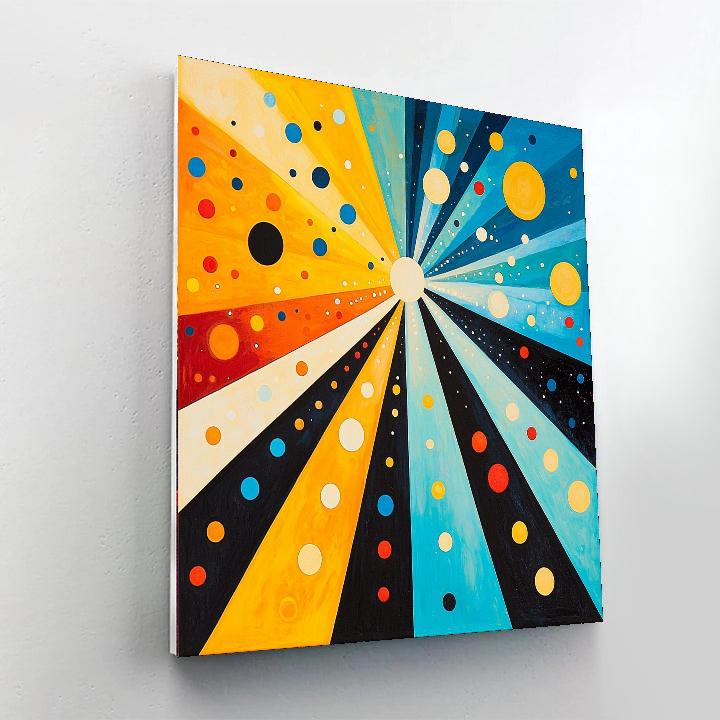 Joan Miró Inspired The Colorful Cosmos  Paint By Numbers Art