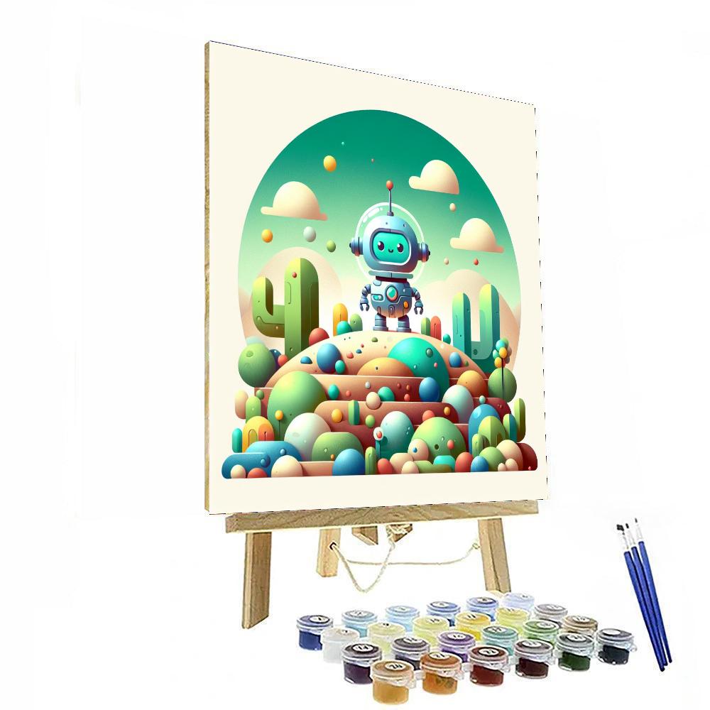 Robot Explorer Paint By Numbers Kits