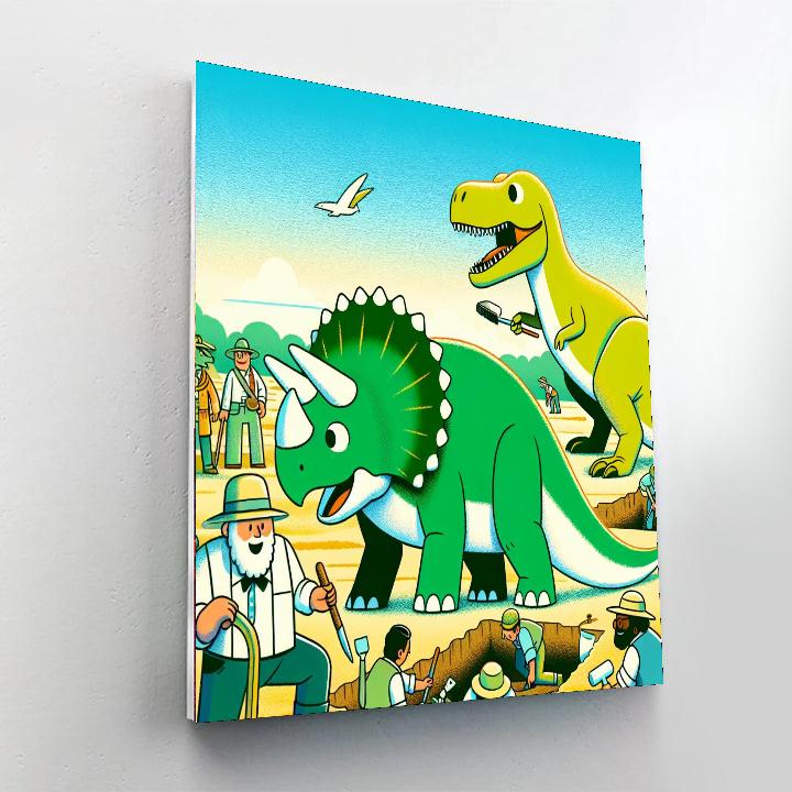 Exciting Excavation Painting Number Kit