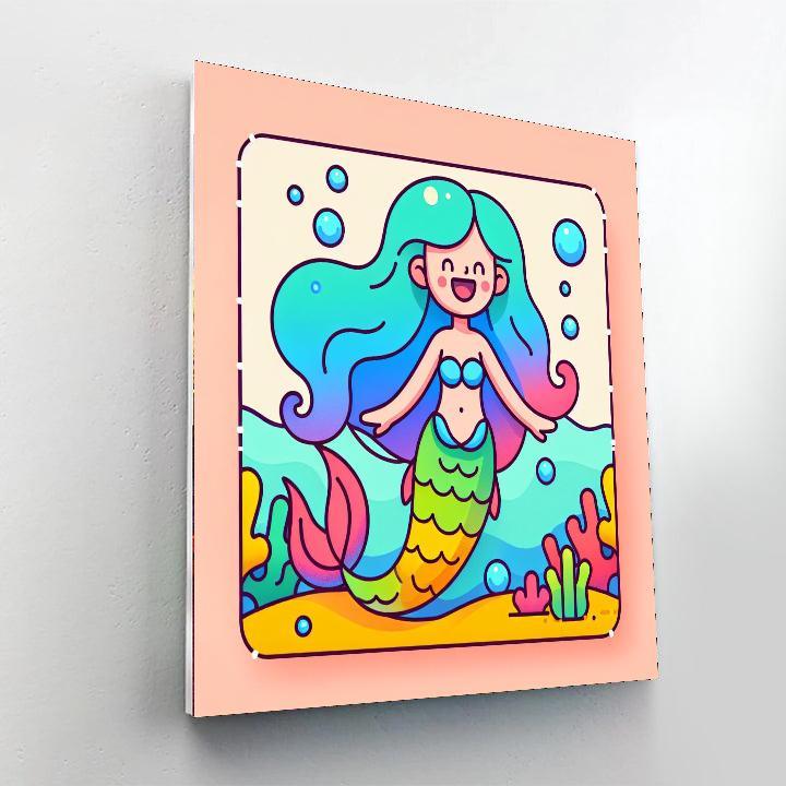 Mermaid Lagoon Tales Paint By Color