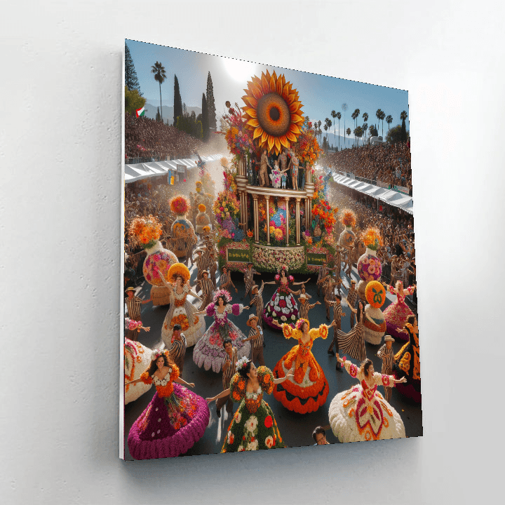 Flower Festival - Belgium Paint By Number