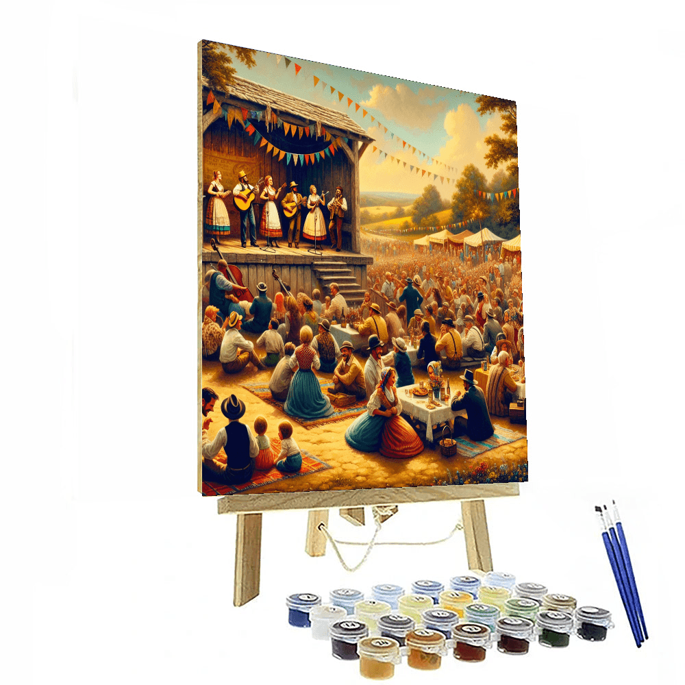 Folk Festival Paint By Color