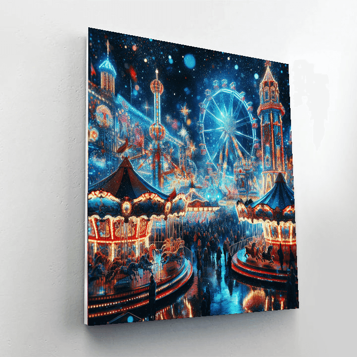 Dreamy Carnival Nights Number Painting