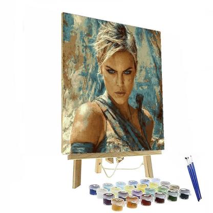 Charlize Theron: The Powerful Force Of Furiosa Paint By Numbers Kits