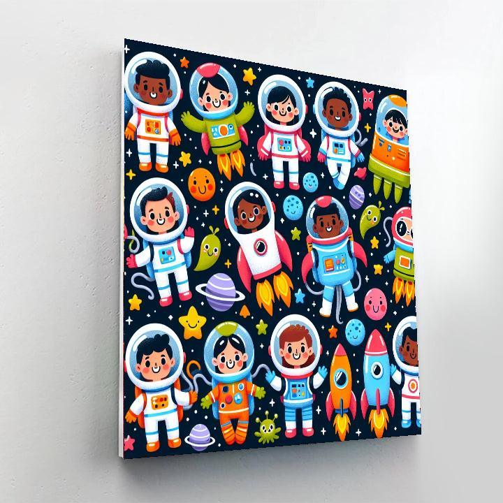 Space Exploration Squad Paint By Number