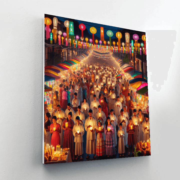 Vesak - Sri Lanka Paint By Numbers Art