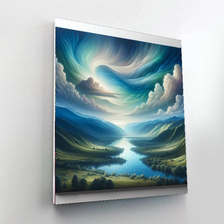 Serenity In The Valley Numbered Painting Kits