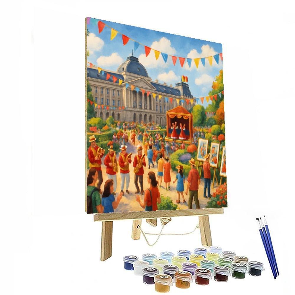The Royal Palace Festival Paint By Numbers Art