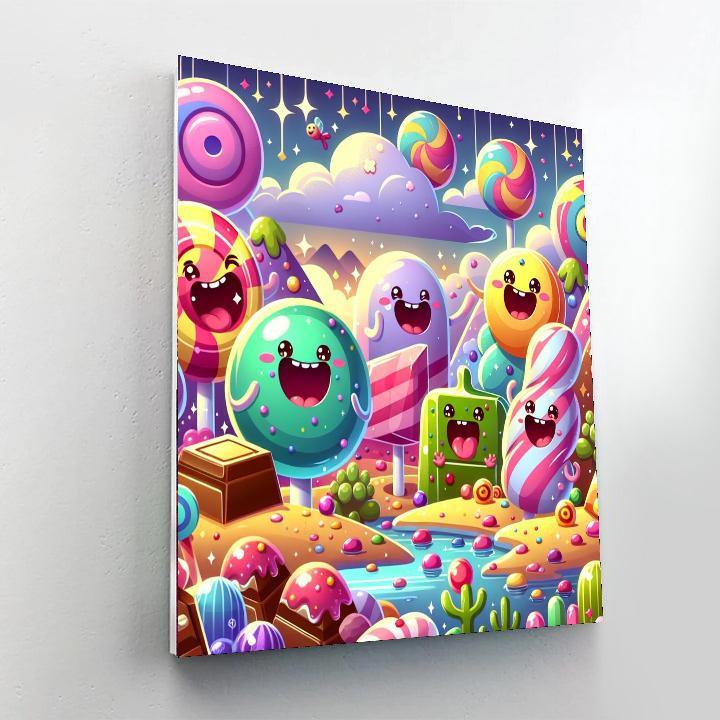 Candyland Kingdom Numbered Painting Kits
