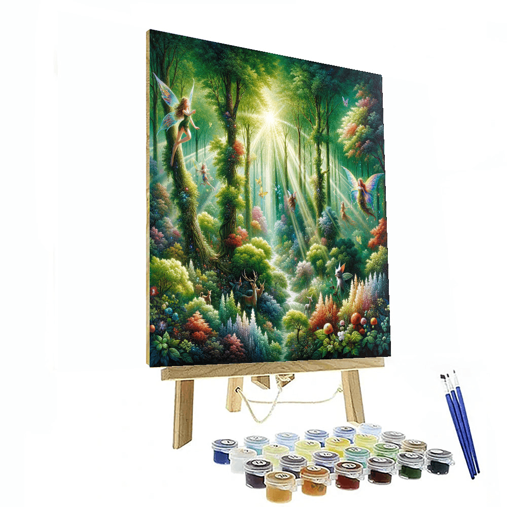 Forest Fairytale Painting Number Kit