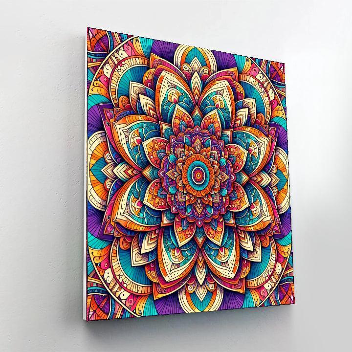Bohemian Mandala Magic Painting Number Kit