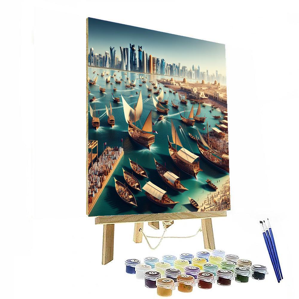 Dhow Festival - Doha Painting Number Kit