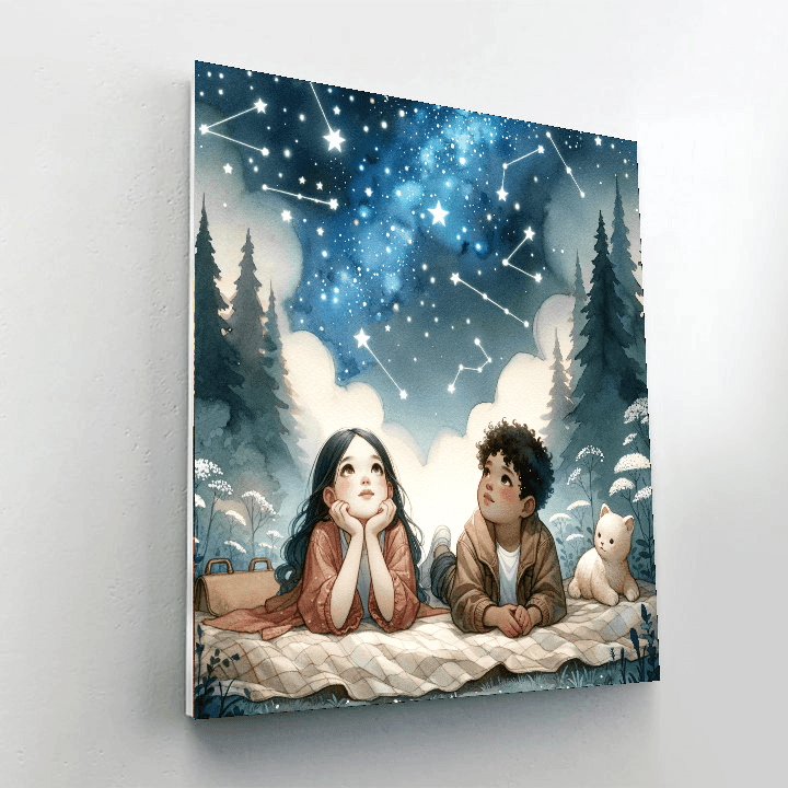 Under The Starlit Sky Paint By Numbers