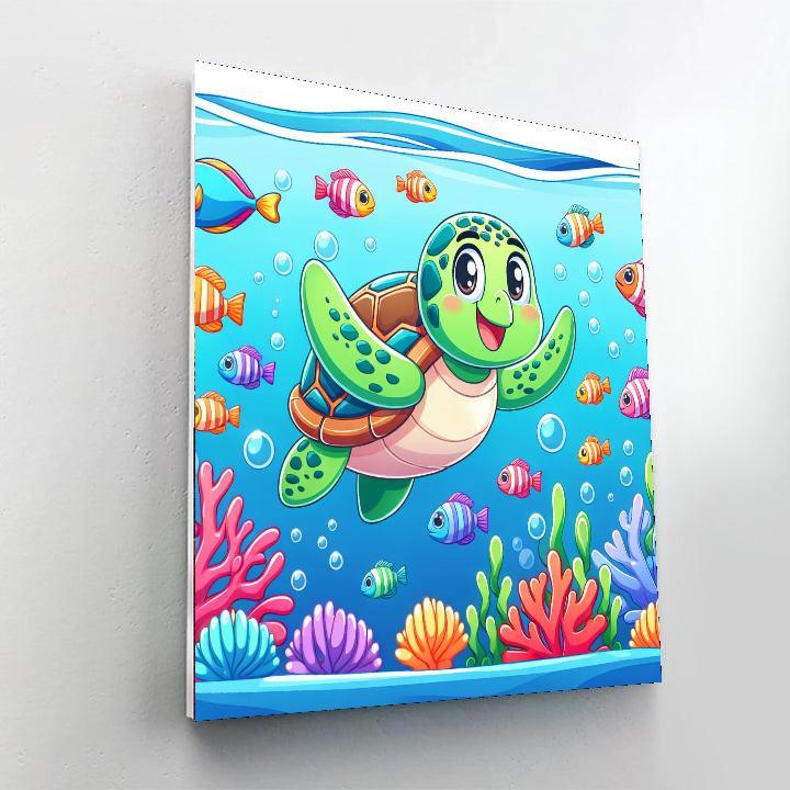 Mystic Undersea World Number Painting