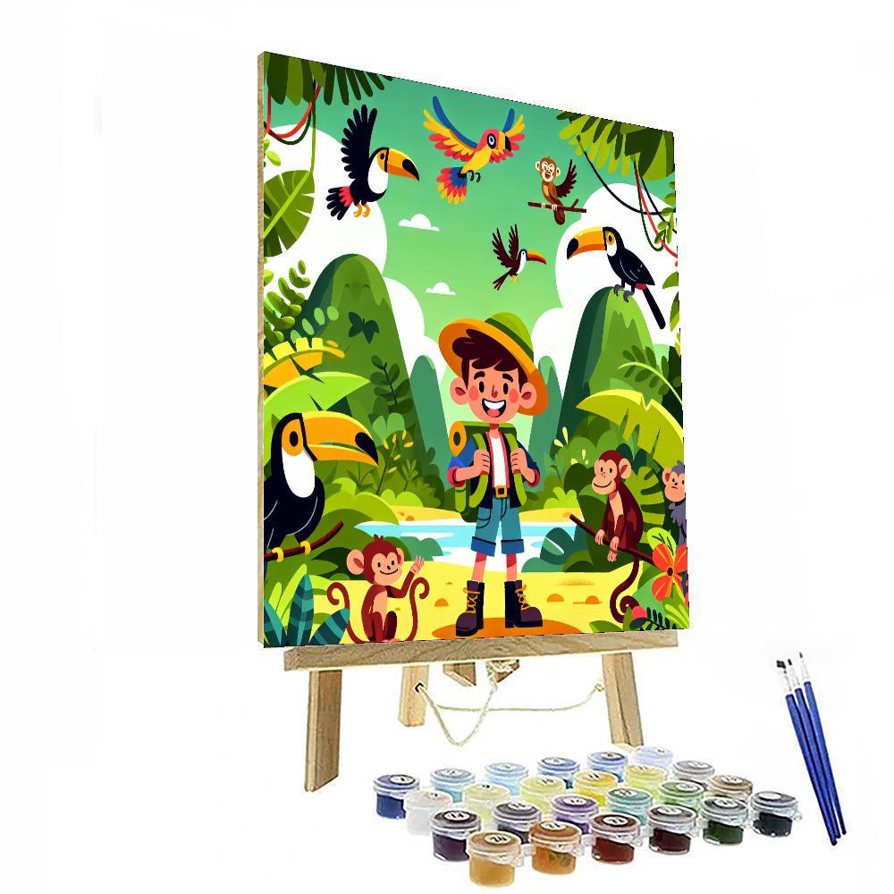 Jungle Adventure Tales Paint By Numbers Kits