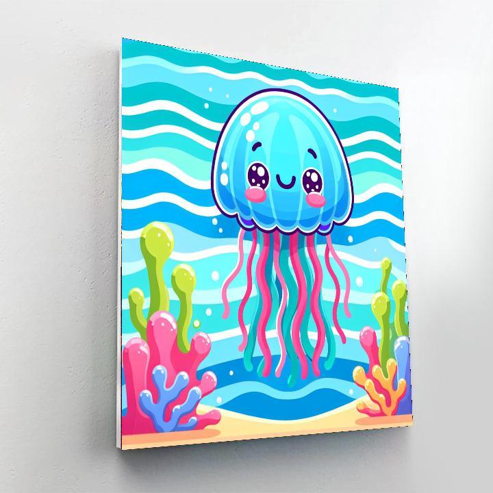 Whimsical Jellyfish Paint By Numbers Kits