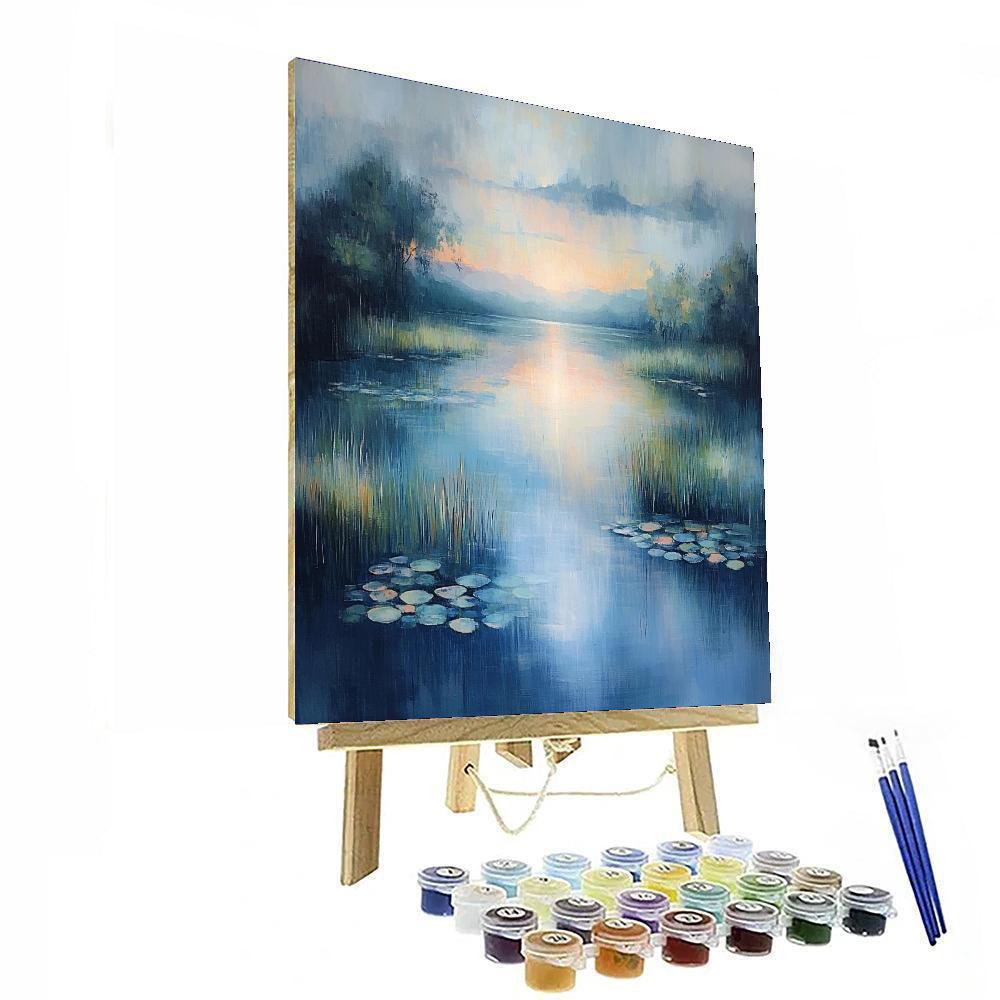 Edgar Degas Inspired Dreams Of Serenity  Paint By Numbers Art